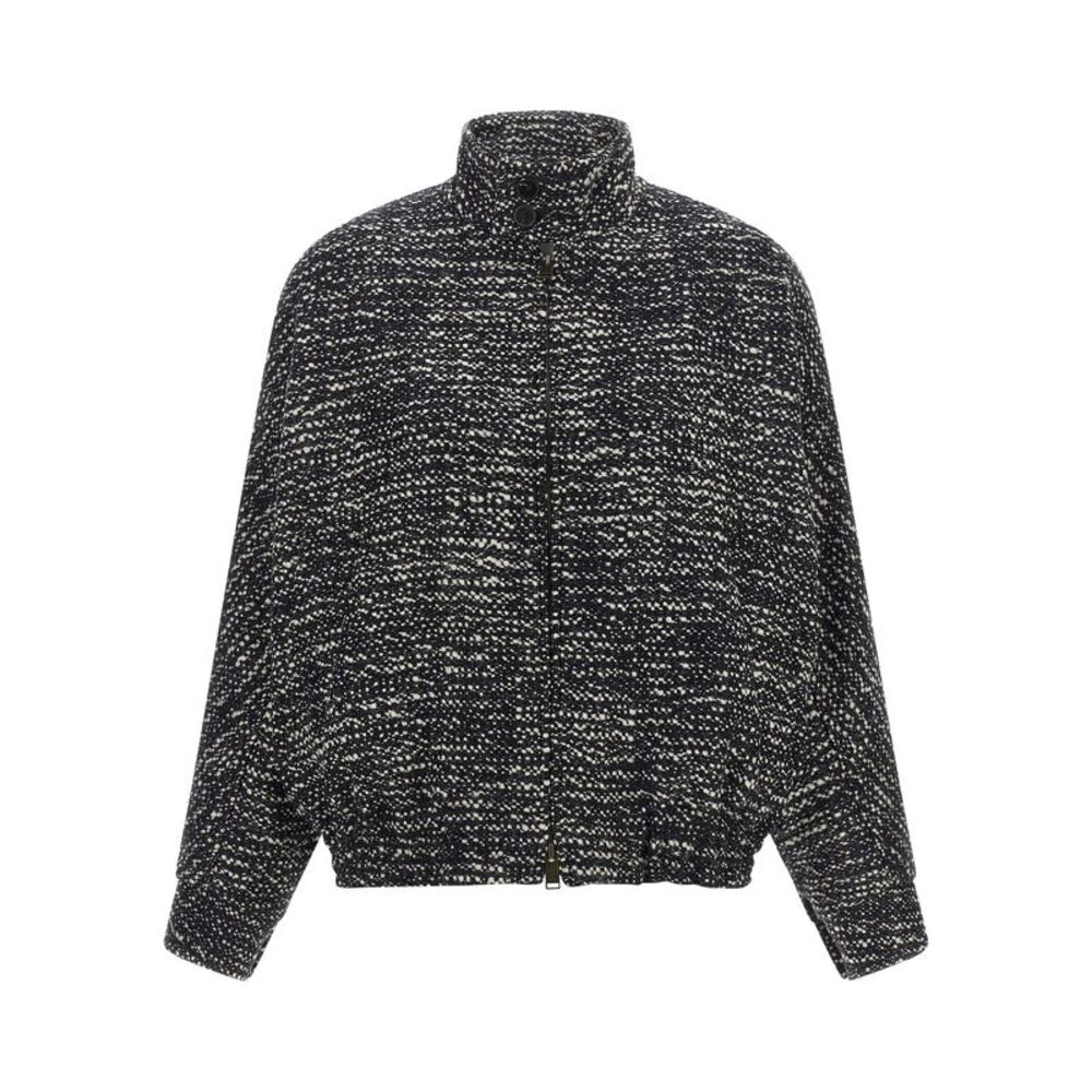 Darkpark White Virgin Wool Women's Bomber